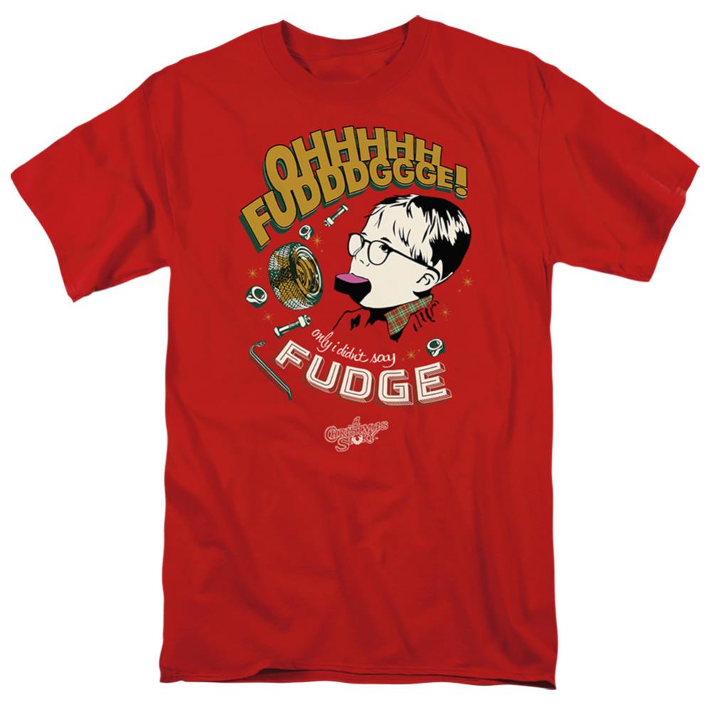A Christmas Story Fudge Men's 18/1 Cotton Short-Sleeve T-Shirt