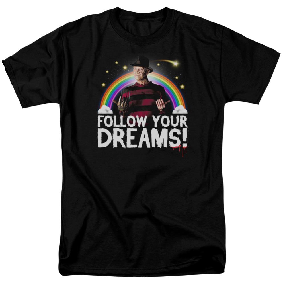 A Nightmare On Elm Street Follow Your Dreams Men's 18/1 Cotton Short-Sleeve T-Shirt