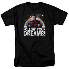A Nightmare On Elm Street Follow Your Dreams Men's 18/1 Cotton Short-Sleeve T-Shirt