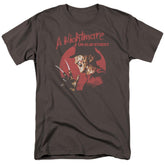A Nightmare On Elm Street Freddy Circle Men's 18/1 Cotton Short-Sleeve T-Shirt