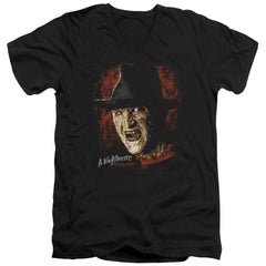 A Nightmare On Elm Street Worst Nightmare Men's 30/1 Cotton Slim V-Neck T-Shirt