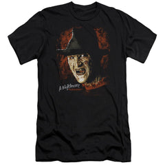 A Nightmare On Elm Street Worst Nightmare Men's Ultra-Soft 30/1 Cotton Slim Short-Sleeve T-Shirt