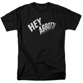 Abbott And Costello Hey Abbott Men's 18/1 Cotton Short-Sleeve T-Shirt