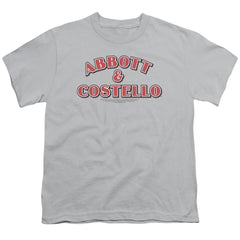 Abbott And Costello Logo Youth 18/1 100% Cotton Short-Sleeve T-Shirt