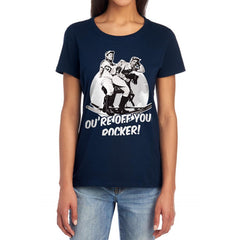 Abbott And Costello Off Your Rocker Women's 18/1 Cotton Short-Sleeve T-Shirt