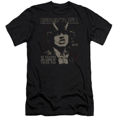 AC/DC My Friends Men's Ultra-Soft 30/1 Cotton Slim Short-Sleeve T-Shirt