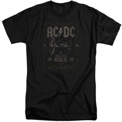 AC/DC Rock Label Men's 18/1 Tall Cotton Short-Sleeve T-Shirt