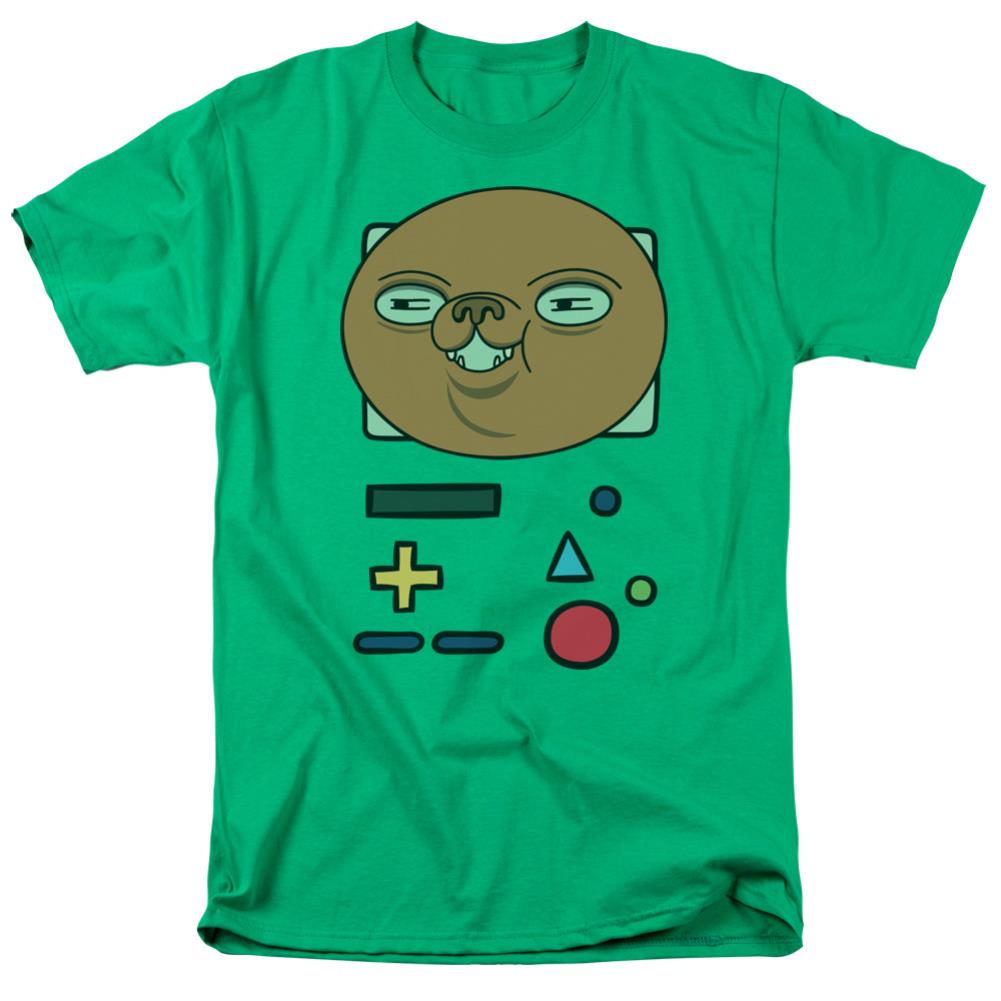 Adventure Time Bmo Mask Men's 18/1 Cotton Short-Sleeve T-Shirt