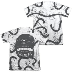 Adventure Time Dancing With Babies (Front/Back Print) Men's Regular Fit Poly Cotton Short-Sleeve T-Shirt