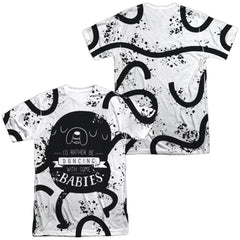 Adventure Time Dancing With Babies (Front/Back Print) Men's Regular Fit Polyester Short-Sleeve T-Shirt