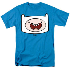 Adventure Time Finn Head Men's 18/1 Cotton Short-Sleeve T-Shirt