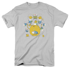 Adventure Time Finn&Jake Group Men's 18/1 Cotton Short-Sleeve T-Shirt