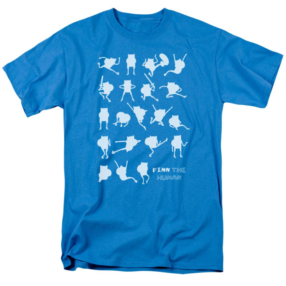 Adventure Time Finn The Human Men's 18/1 Cotton Short-Sleeve T-Shirt
