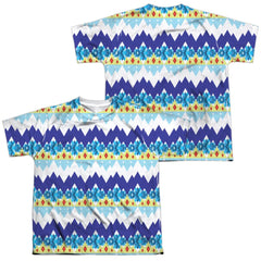 Adventure Time Ice King Geometric (Front/Back Print) Youth Regular Fit Poly Short-Sleeve T-Shirt