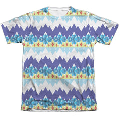 Adventure Time Ice King Geometric Men's Regular Fit Poly Cotton Short-Sleeve T-Shirt