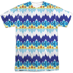 Adventure Time Ice King Geometric Men's Regular Fit Polyester Short-Sleeve T-Shirt