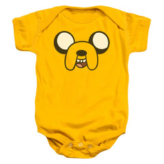 Adventure Time Jake Head Infant's Cotton SS Snapsuit