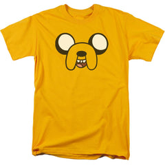 Adventure Time Jake Head Men's 18/1 Cotton Short-Sleeve T-Shirt