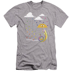 Adventure Time Lady In The Rain Men's Ultra-Soft 30/1 Cotton Slim Short-Sleeve T-Shirt