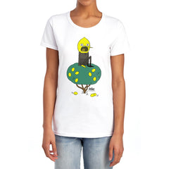 Adventure Time Lemongrab Women's 18/1 Cotton Short-Sleeve T-Shirt