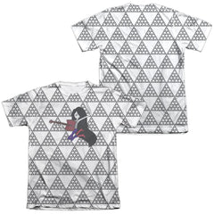Adventure Time Marcy Triangles (Front/Back Print) Men's Regular Fit Poly Cotton Short-Sleeve T-Shirt