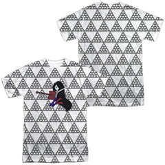 Adventure Time Marcy Triangles (Front/Back Print) Men's Regular Fit Polyester Short-Sleeve T-Shirt