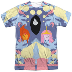 Adventure Time Pb, Fp & Marceline Men's Regular Fit Polyester Short-Sleeve T-Shirt