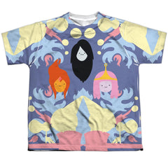 Adventure Time Pb, Fp & Marceline Youth Regular Fit Poly Short-Sleeve T-Shirt