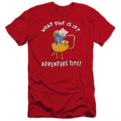 Adventure Time Ride Bump Men's Ultra-Soft 30/1 Cotton Slim Short-Sleeve T-Shirt