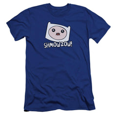 Adventure Time Shmowzow Men's Ultra-Soft 30/1 Cotton Slim Short-Sleeve T-Shirt