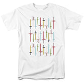 Adventure Time Swords Men's 18/1 Cotton Short-Sleeve T-Shirt