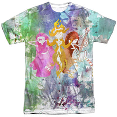 Adventure Time Three Ladies Men's Regular Fit Polyester Short-Sleeve T-Shirt