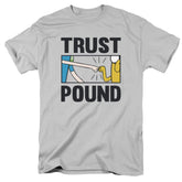 Adventure Time Trust Pound Men's 18/1 Cotton Short-Sleeve T-Shirt