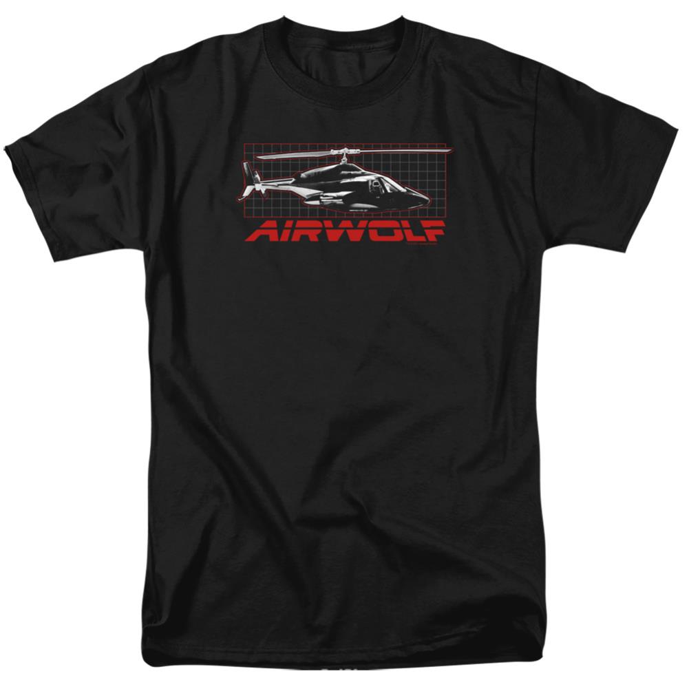 Airwolf Grid Men's 18/1 Cotton Short-Sleeve T-Shirt