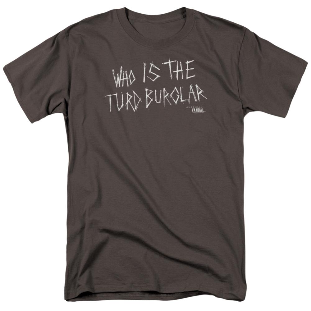 American Vandal Turd Burglar Men's 18/1 Cotton Short-Sleeve T-Shirt