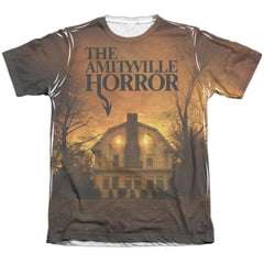 Amityville Horror House Men's Regular Fit Poly Cotton Short-Sleeve T-Shirt