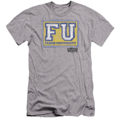 Animal House Faber University Men's Ultra-Soft 30/1 Cotton Slim Short-Sleeve T-Shirt