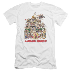 Animal House Poster Art Men's Ultra-Soft 30/1 Cotton Slim Short-Sleeve T-Shirt