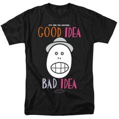 Animaniacs Good Idea Bad Idea Men's 18/1 Cotton Short-Sleeve T-Shirt