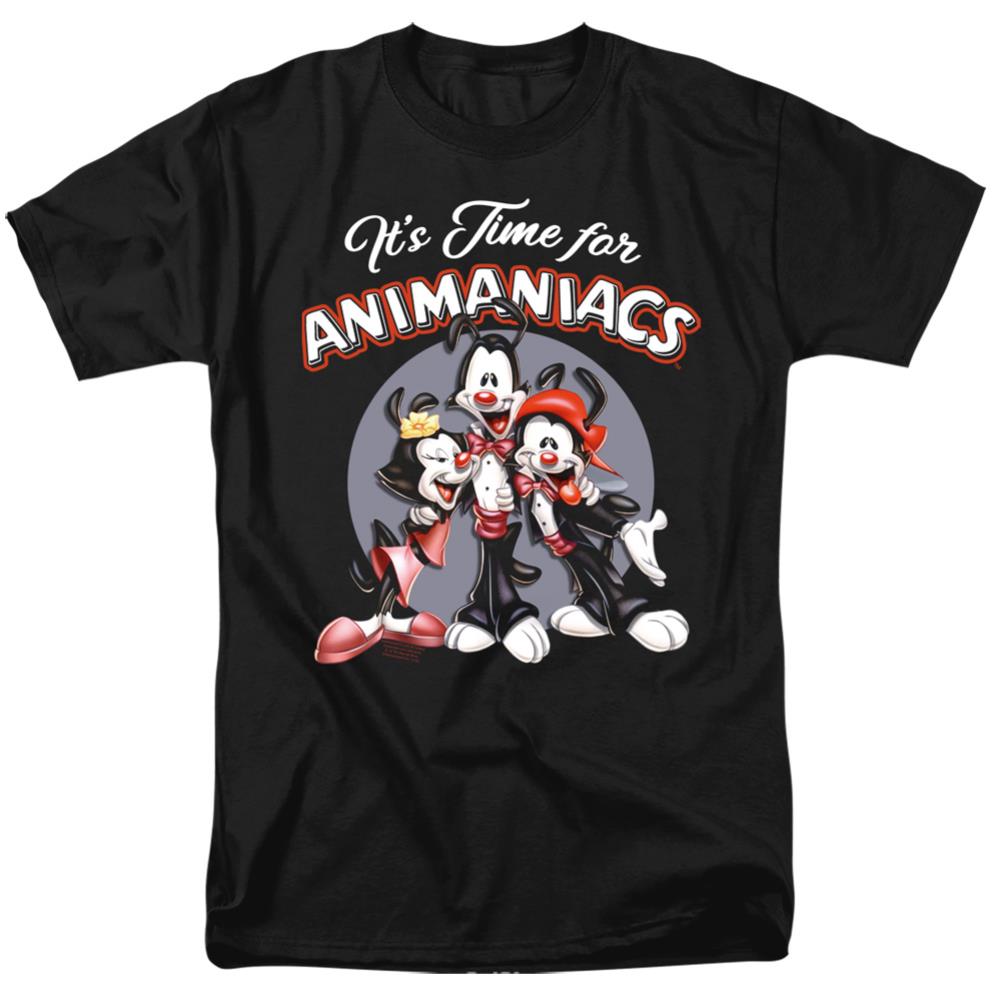 Animaniacs Its Time For Men's 18/1 Cotton Short-Sleeve T-Shirt