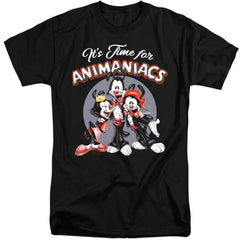 Animaniacs Its Time For Men's 18/1 Tall Cotton Short-Sleeve T-Shirt