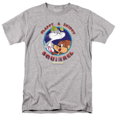 Animaniacs Slappy And Skippy Squirrel Men's 18/1 Cotton Short-Sleeve T-Shirt