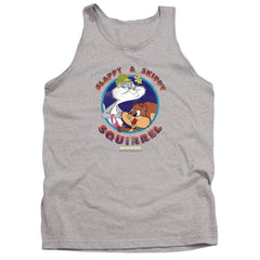 Animaniacs Slappy And Skippy Squirrel Men's 18/1 Cotton Tank Top