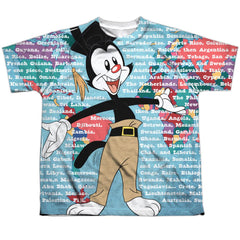 Animaniacs Yakko World Youth Regular Fit Poly Short-Sleeve T-Shirt