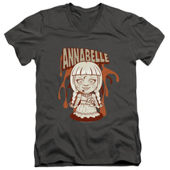 Annabelle Annabelle Illustration Men's 30/1 Cotton Slim V-Neck T-Shirt