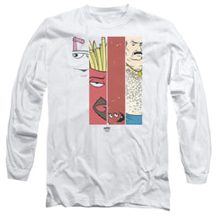 Aqua Teen Hunger Force Group Tiles Men's 18/1 Cotton Long-Sleeve T-Shirt
