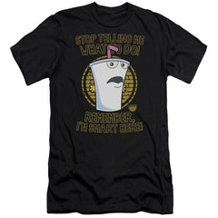 Aqua Teen Hunger Force Stop Men's Ultra-Soft 30/1 Cotton Slim Short-Sleeve T-Shirt