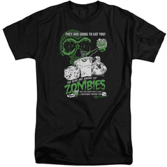Aqua Teen Hunger Force Zombies Men's 18/1 Tall Cotton Short-Sleeve T-Shirt