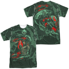 Aquaman Movie Good And Evil Men's Regular Fit Polyester Short-Sleeve T-Shirt