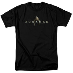 Aquaman Movie Logo Men's 18/1 Cotton Short-Sleeve T-Shirt